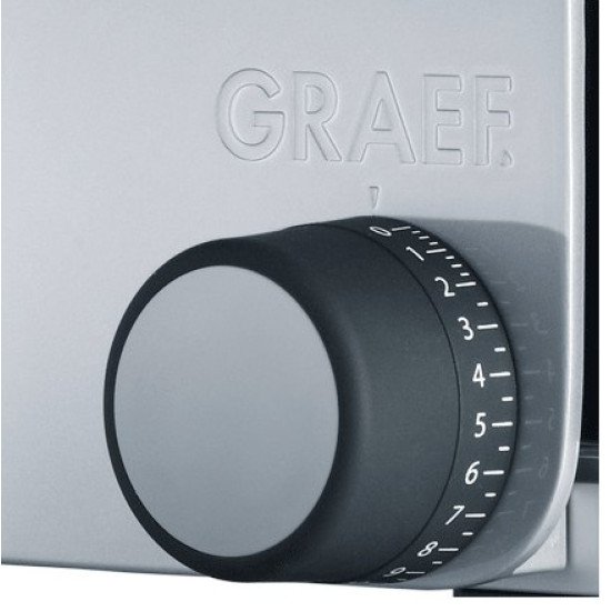 Graef Vivo V 20 trancheuse Electrique 170 W Noir, Argent Verre, Métal