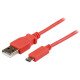 StarTech.com Câble de charge /synchronisation mobile USB A vers Micro B slim de 1 m pour smartphone et tablette - M/M - Rose
