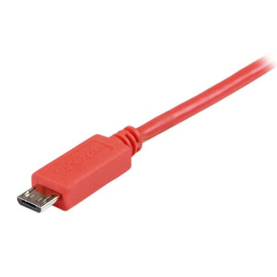 StarTech.com Câble de charge /synchronisation mobile USB A vers Micro B slim de 1 m pour smartphone et tablette - M/M - Rose