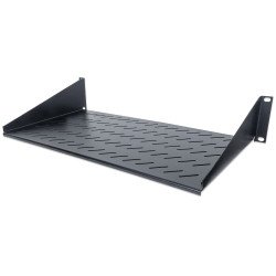 Intellinet Étagère cantilever 19", 2U, montage frontal 2 points, profondeur 250 mm, charge max. 25 kg, noire, garantie trois ans