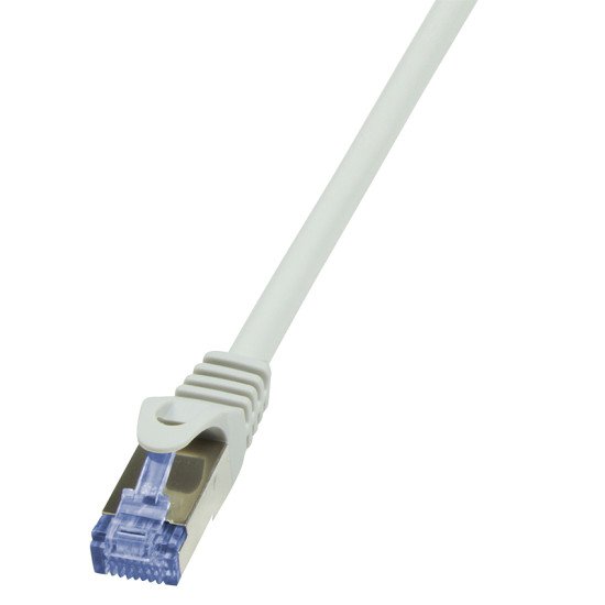 LogiLink 2m Cat.6A S/FTP câble de réseau Gris Cat6a S/FTP (S-STP)