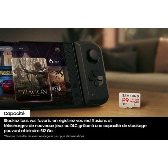 Samsung Carte microSD P9 Express 512 Go