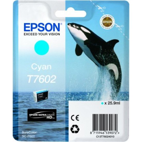 Epson T7602 Cartouche encre Cyan