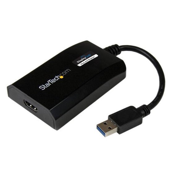 StarTech.com Adaptateur vidéo multi-écrans USB 3.0 vers HDMI pour Mac / PC - Carte graphique externe certifié DisplayLink - HD 1080p