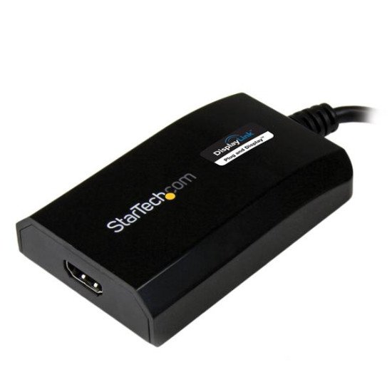 StarTech.com Adaptateur vidéo multi-écrans USB 3.0 vers HDMI pour Mac / PC - Carte graphique externe certifié DisplayLink - HD 1080p