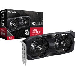 Asrock Challenger 90-GA41ZZ-00UANF carte graphique AMD Radeon RX 7600 8 Go GDDR6 Asrock Challenger 90-GA41ZZ-00UANF carte graphique AMD Radeon RX 7600 8 Go GDDR6