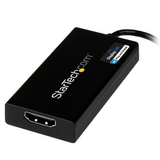 StarTech.com Adaptateur vidéo multi-écrans USB 3.0 vers HDMI - Carte graphique externe certifié DisplayLink - Ultra HD 4k