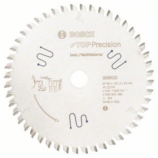 Bosch 2608642388 lame de scie circulaire 16,5 cm