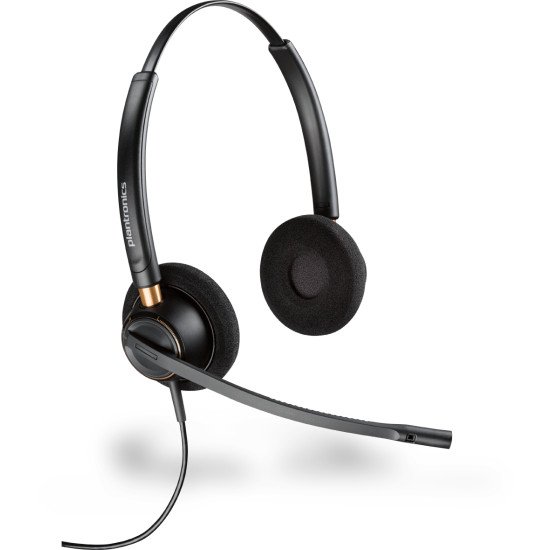 Plantronics EncorePro HW520 Casque audio Bandeau Binaural Noir