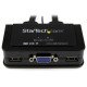 StarTech.com Switch KVM USB VGA à 2 ports - Commutateur KVM alimenté par USB avec câbles et commutateur à distance