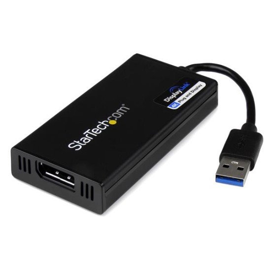 StarTech.com Adaptateur vidéo multi-écrans USB 3.0 vers DisplayPort 4K - Carte graphique externe certifié DisplayLink - Ultra HD 4K