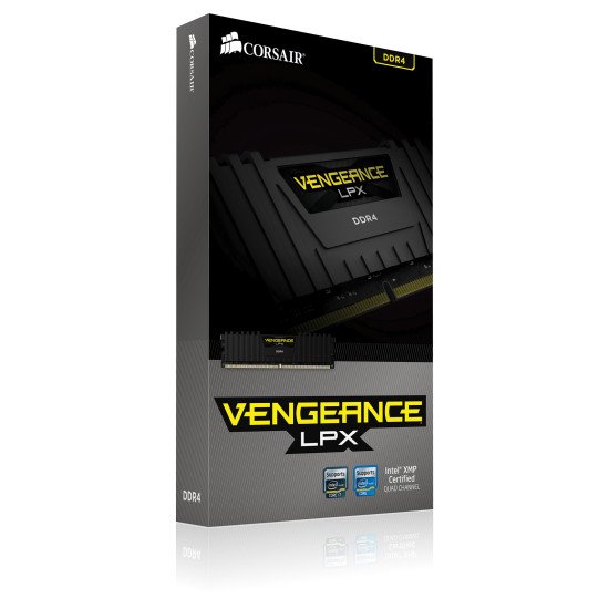 Corsair Vengeance LPX, 32GB module de mémoire 32 Go 4 x 8 Go DDR4 2666 MHz Corsair Vengeance LPX, 32GB module de mémoire 32 Go 4 x 8 Go DDR4 2666 MHz