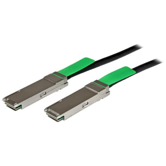 StarTech.com Câble réseau passif QSFP+ 40 Gigabit Ethernet à connexion directe twinax en cuivre de 2m