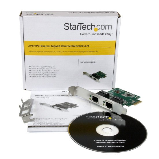 StarTech.com Carte réseau PCI Express à 2 ports Gigabit Ethernet