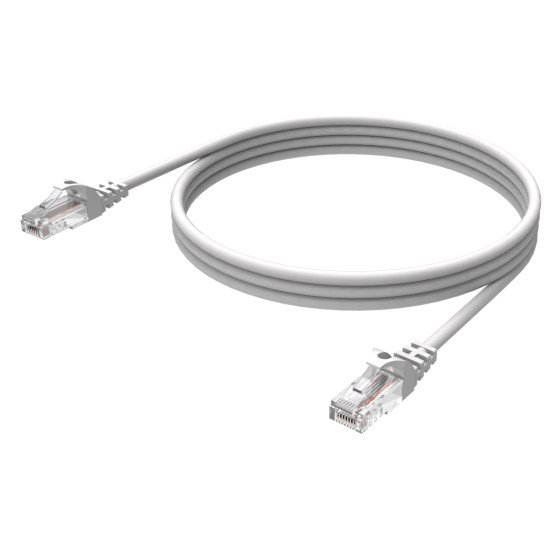 Vision Cat6 UTP, 0.5m câble de réseau Blanc 0,5 m U/UTP (UTP)