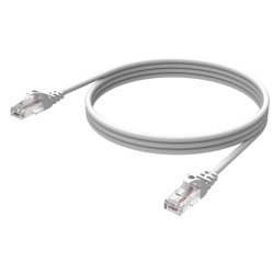 Vision Cat6 UTP, 3m câble de réseau Blanc U/UTP (UTP)