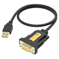 Vision TC-USBSER adaptateur et connecteur de câbles USB-B 9-pin D-sub