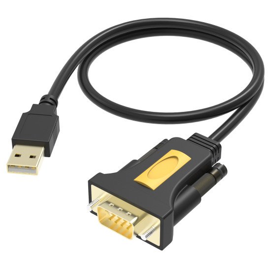 Vision TC-USBSER adaptateur et connecteur de câbles USB-B 9-pin D-sub