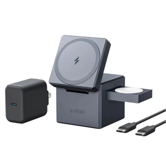 Anker Innovations Y1811G11 chargeur d'appareils mobiles Écouteurs, Smartphone, Smartwatch Noir Secteur, USB Recharge sans fil Charge rapide Intérieure Anker Innovations Y1811G11 chargeur d'appareils mobiles Écouteurs, Smartphone, Smartwatch Noir Secteur, USB Recharge sans fil Charge rapide Intérieure