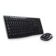 Logitech Wireless Combo MK270 clavier Souris incluse RF sans fil Hébreu Noir