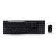 Logitech Wireless Combo MK270 clavier Souris incluse RF sans fil Grec Noir