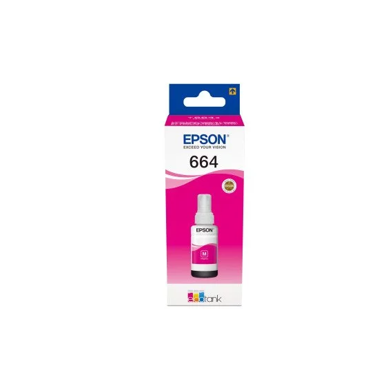 Epson 664 Ecotank Magenta ink bottle Epson 664 Ecotank Magenta ink bottle