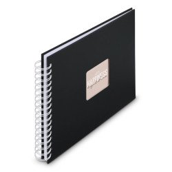Hama 00009831 album photo et protège-page Noir 50 feuilles 10 x 15 Reliure spiralée