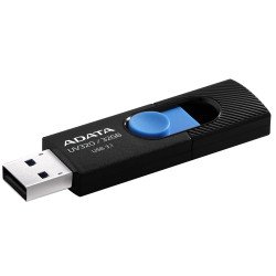 ADATA UV320 lecteur USB flash 32 Go USB Type-A 3.2 Gen 1 (3.1 Gen 1) Noir, Bleu ADATA UV320 lecteur USB flash 32 Go USB Type-A 3.2 Gen 1 (3.1 Gen 1) Noir, Bleu