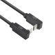 ACT Câble USB 3.0 10 Gbit/s 60 W USB Type-C (coudé vers le haut/bas) vers USB Type-C (coudé vers le haut/bas), 0,5 mètre