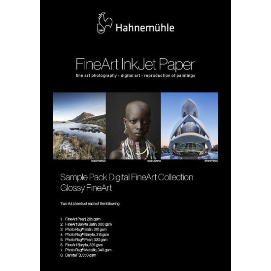 Hahnemühle 10640308 papier photos A4 Blanc Gloss