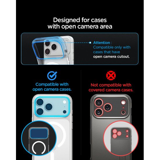 Spigen Optik Pro XL EZ Fit Protecteur d'objectif caméra Apple 1 pièce(s)