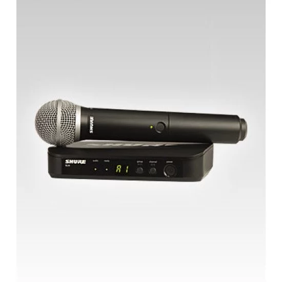 Shure BLX24E/PG58 Noir Microphone de scène/direct Shure BLX24E/PG58 Noir Microphone de scène/direct