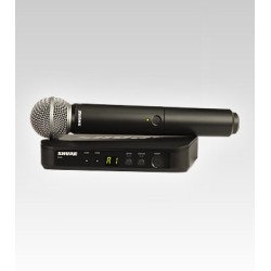 Shure BLX24/SM58 Noir Microphone de scène/direct