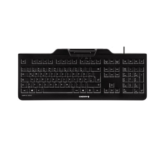 CHERRY KC 1000 SC clavier USB QWERTZ DE Noir