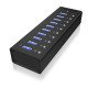 ICY BOX IB-AC6110 USB 3.2 Gen 1 (3.1 Gen 1) Micro-B 5000 Mbit/s Noir