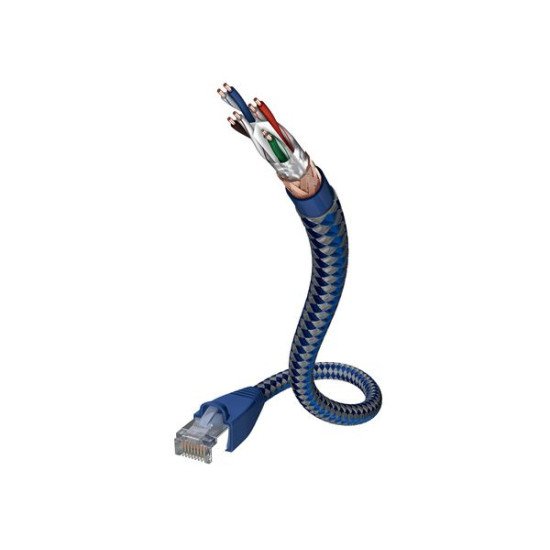 Inakustik 00480305 câble de réseau Bleu, Argent 5 m Cat6 SF/UTP (S-FTP)