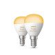 Philips Hue White ambiance Sphérique - Ampoule connectée E14 - (pack de 2) Philips Hue White ambiance Sphérique - Ampoule connectée E14 - (pack de 2)