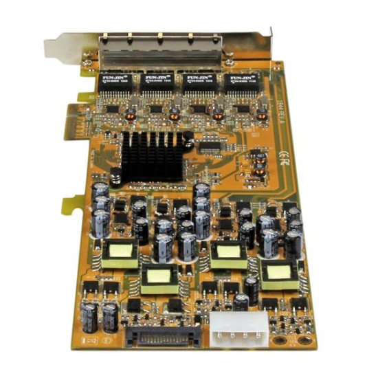 StarTech.com Carte réseau PCIe à 4 ports Gigabit Power over Ethernet - NIC PCI Express PSE / PoE