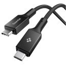 Spigen EB10015CC câble USB USB 3.2 Gen 1 (3.1 Gen 1) 1,5 m USB C 5 Gbit/s 100 W Noir
