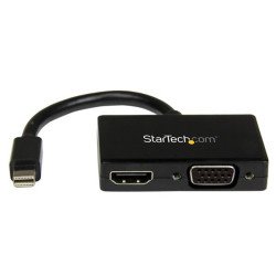 StarTech.com Adaptateur audio / vidéo de voyage - Convertisseur 2-en-1 Mini DisplayPort vers HDMI ou VGA StarTech.com Adaptateur audio / vidéo de voyage - Convertisseur 2-en-1 Mini DisplayPort vers HDMI ou VGA