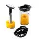 GEFU Professional Plus trancheuse Manuel Noir, Argent GEFU Professional Plus trancheuse Manuel Noir, Argent