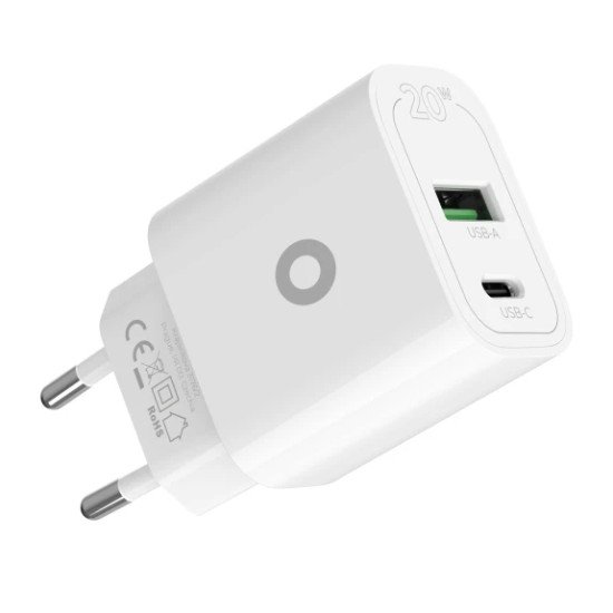Mobile Origin MO12 Universel Blanc Secteur Charge rapide Intérieure