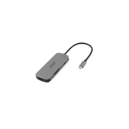 Acer 7in1 Type C Dongle Avec fil USB 3.2 Gen 1 (3.1 Gen 1) Type-C Argent