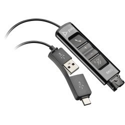 POLY Adaptateur DA85 USB vers QD Noir TAA POLY Adaptateur DA85 USB vers QD Noir TAA