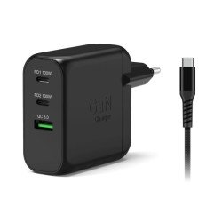 Port Designs 902100EPEU chargeur d'appareils mobiles Ordinateur portable, Tablette, Smartphone Noir Secteur Intérieure