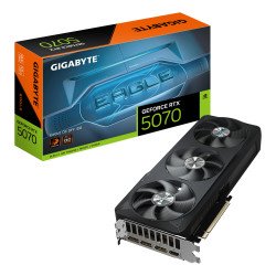 GIGABYTE GeForce RTX 5070 EAGLE OC SFF 12G Carte Graphique - 12 Go GDDR7, 192 bits, PCI-E 5.0, 2587 MHz Core Clock, 3 x DP 2.1a, 1 x HDMI 2.1b, NVIDIA DLSS 4, GV-N5070GAMING OC-12GD GIGABYTE GeForce RTX 5070 EAGLE OC SFF 12G Carte Graphique - 12 Go GDDR7, 192 bits, PCI-E 5.0, 2587 MHz Core Clock, 3 x DP 2.1a, 1 x HDMI 2.1b, NVIDIA DLSS 4, GV-N5070GAMING OC-12GD
