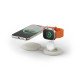 Satechi OntheGo 2-in-1 Casque, Smartphone, Smartwatch Blanc USB Recharge sans fil Charge rapide Intérieure