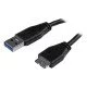 StarTech.com Câble Micro USB 3.0 slim de 3m - Cordon USB A vers Micro B - M/M - Noir StarTech.com Câble Micro USB 3.0 slim de 3m - Cordon USB A vers Micro B - M/M - Noir