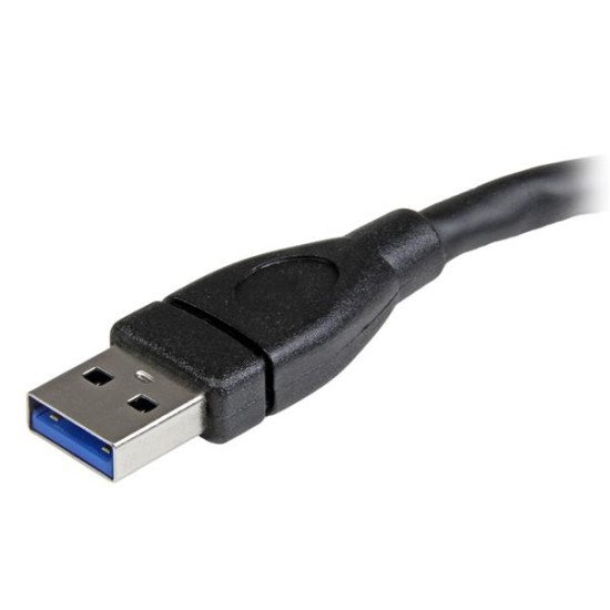 StarTech.com Câble d'extension USB 3.0 de 15cm - Rallonge USB A vers A - M/F - Noir