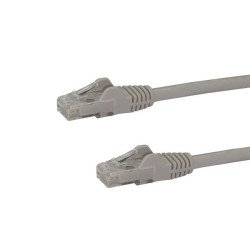 StarTech.com Câble réseau Cat6 Gigabit UTP sans crochet de 10m - Cordon Ethernet RJ45 anti-accroc - M/M - Gris StarTech.com Câble réseau Cat6 Gigabit UTP sans crochet de 10m - Cordon Ethernet RJ45 anti-accroc - M/M - Gris